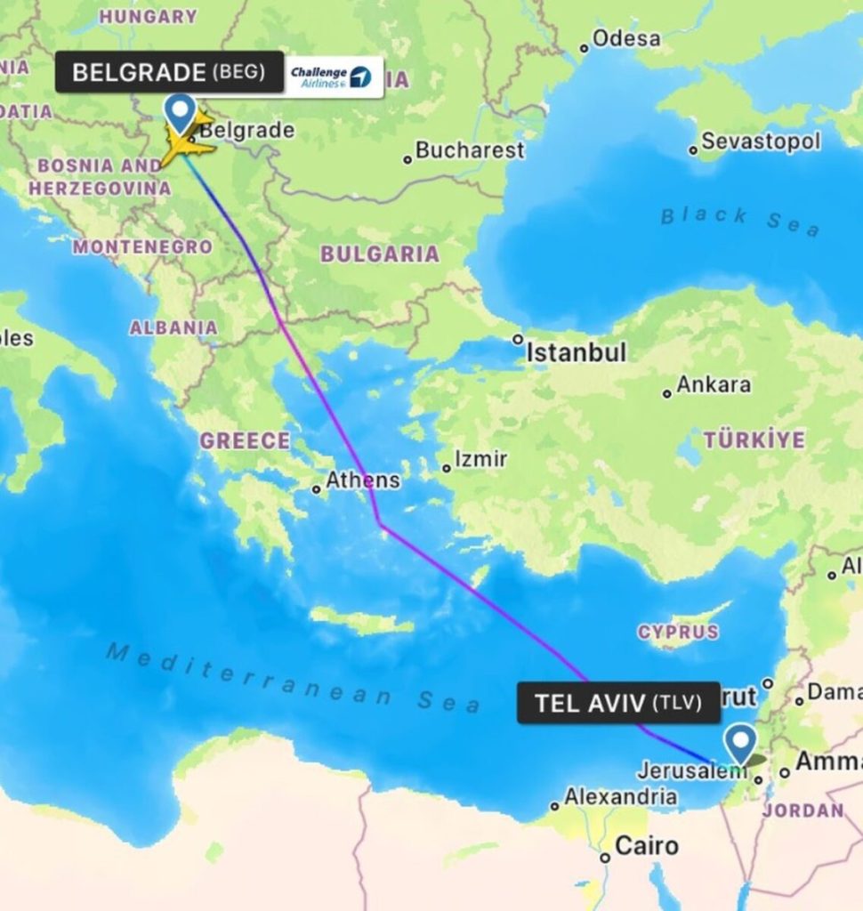 Vučić najavio obustavu izvoza oružja, a istog dana u Beograd sletio izraelski avion tipa Boeing 747